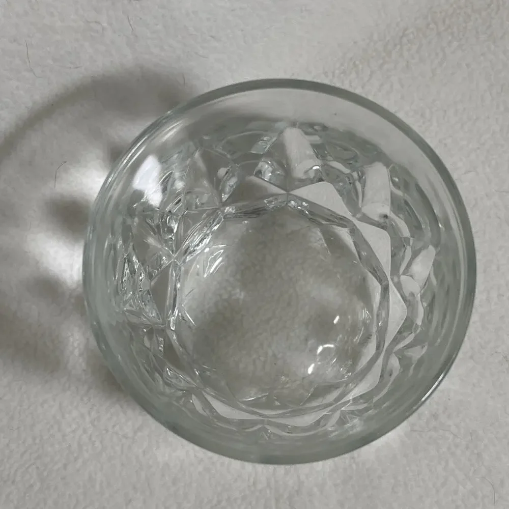 Vintage Arcoroc France ARTIC Clear old fashioned Whiskey glasses 8 oz